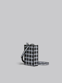 ★MARNI★ Mini Jacquard Check Shoulder Bag Black White SBMQ0 Marni Mini jacquard shoulder bag - Black/White | Garmentory