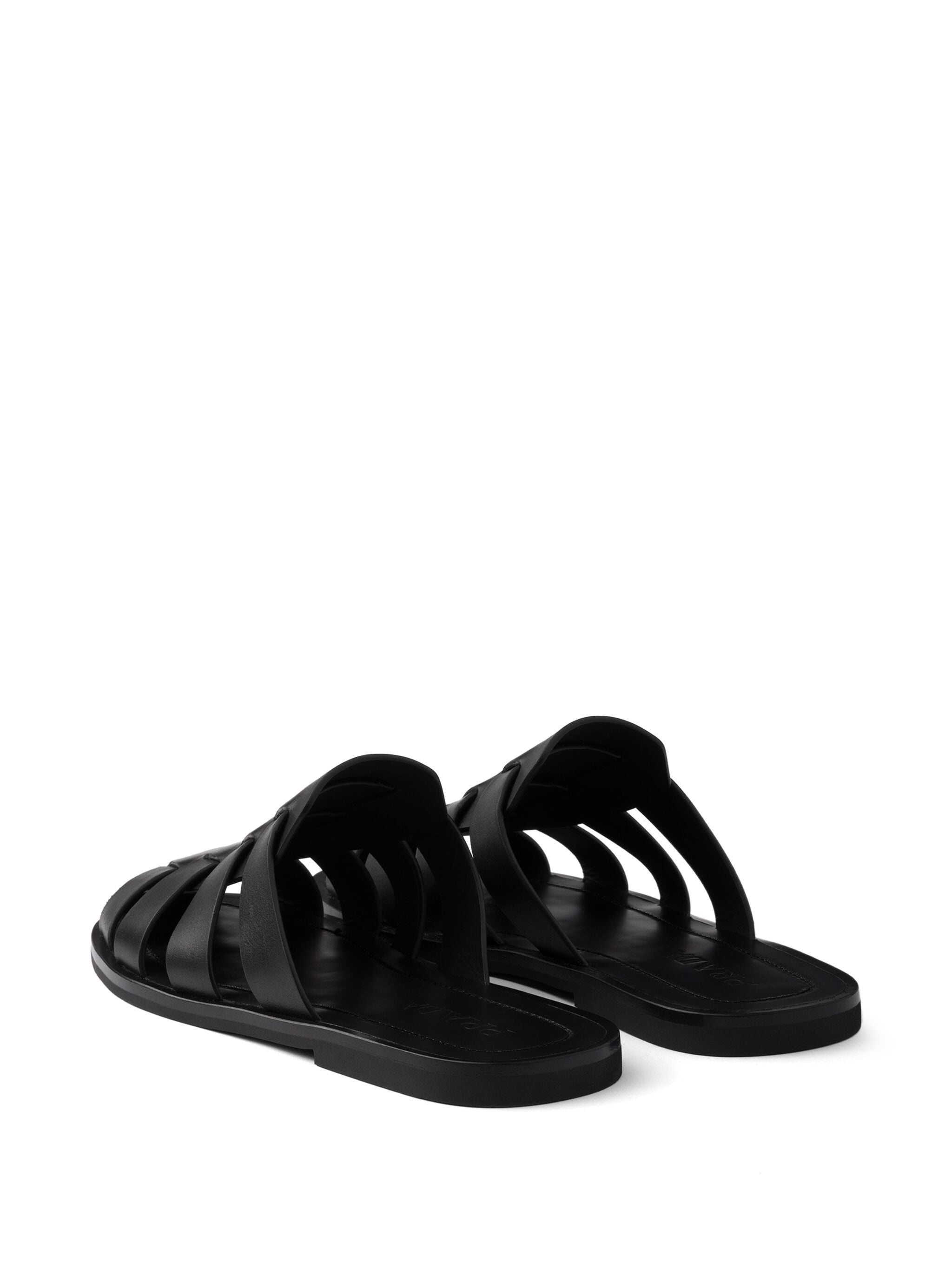 Leather Fisherman Mules - 5