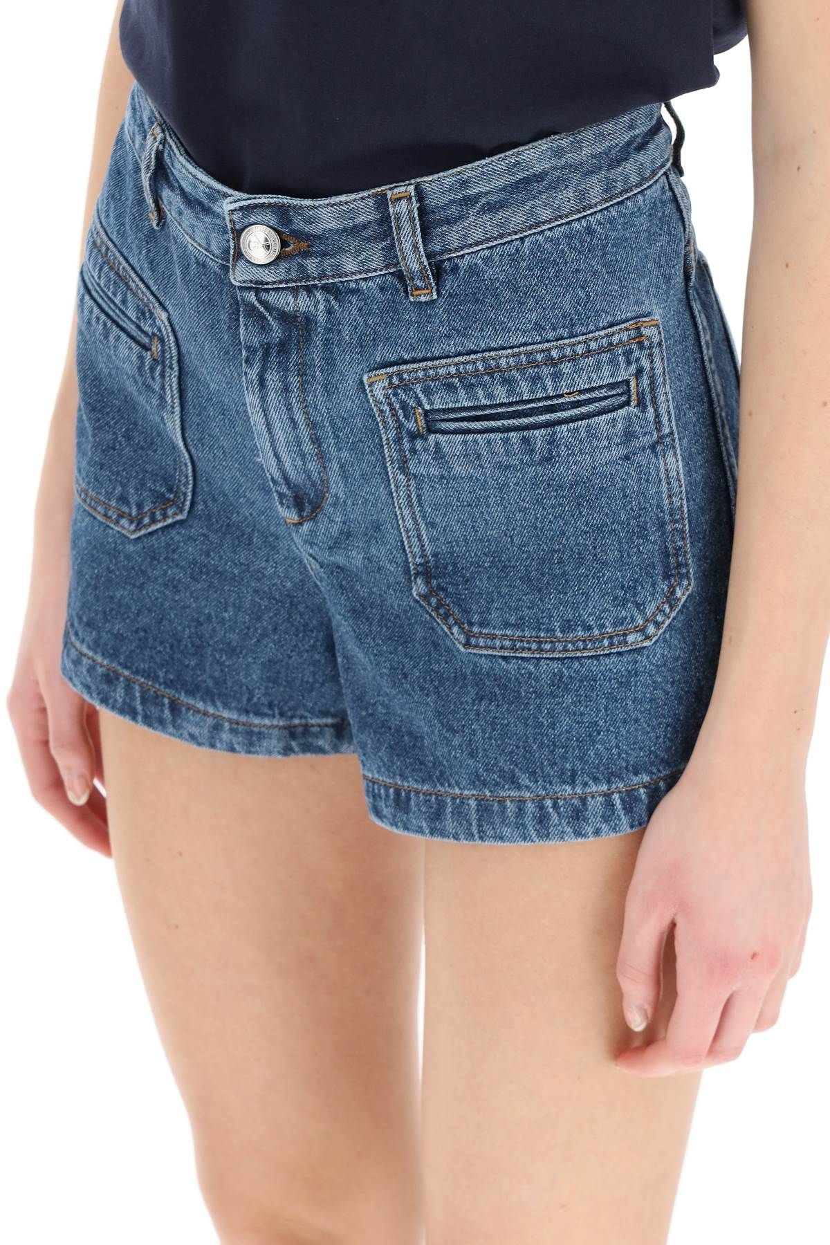 ROMA DENIM SHORTS - 5