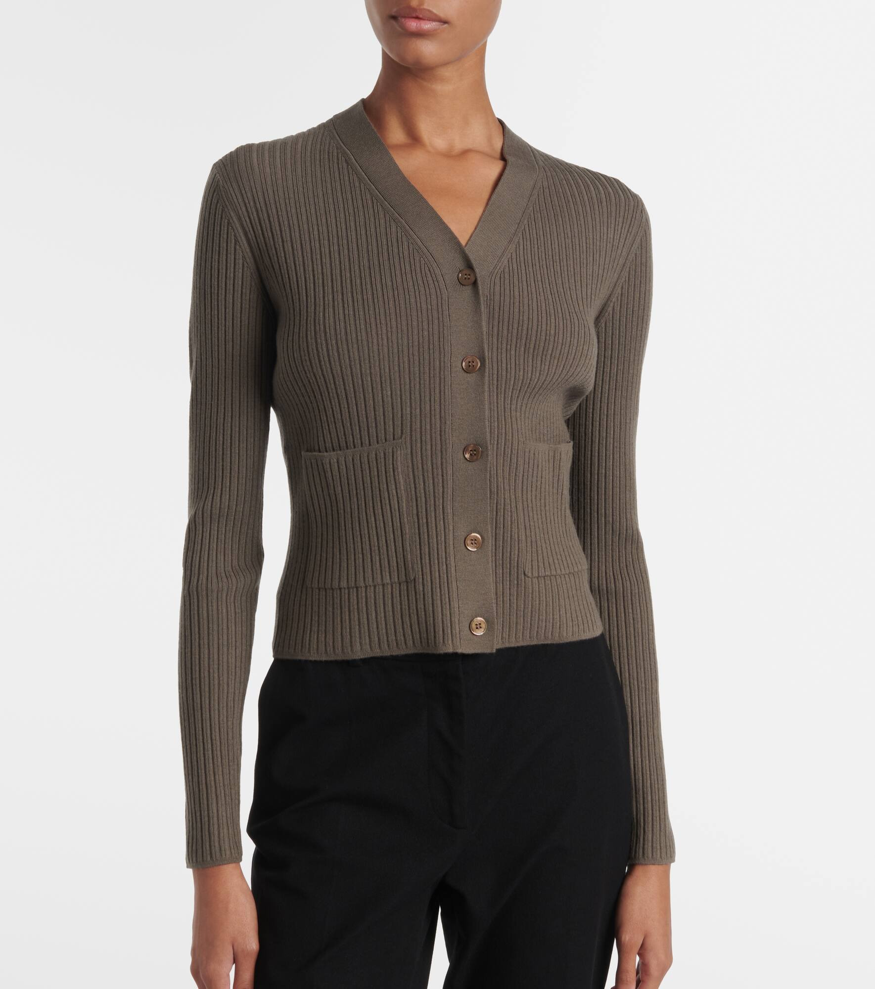Wool-blend cardigan - 5