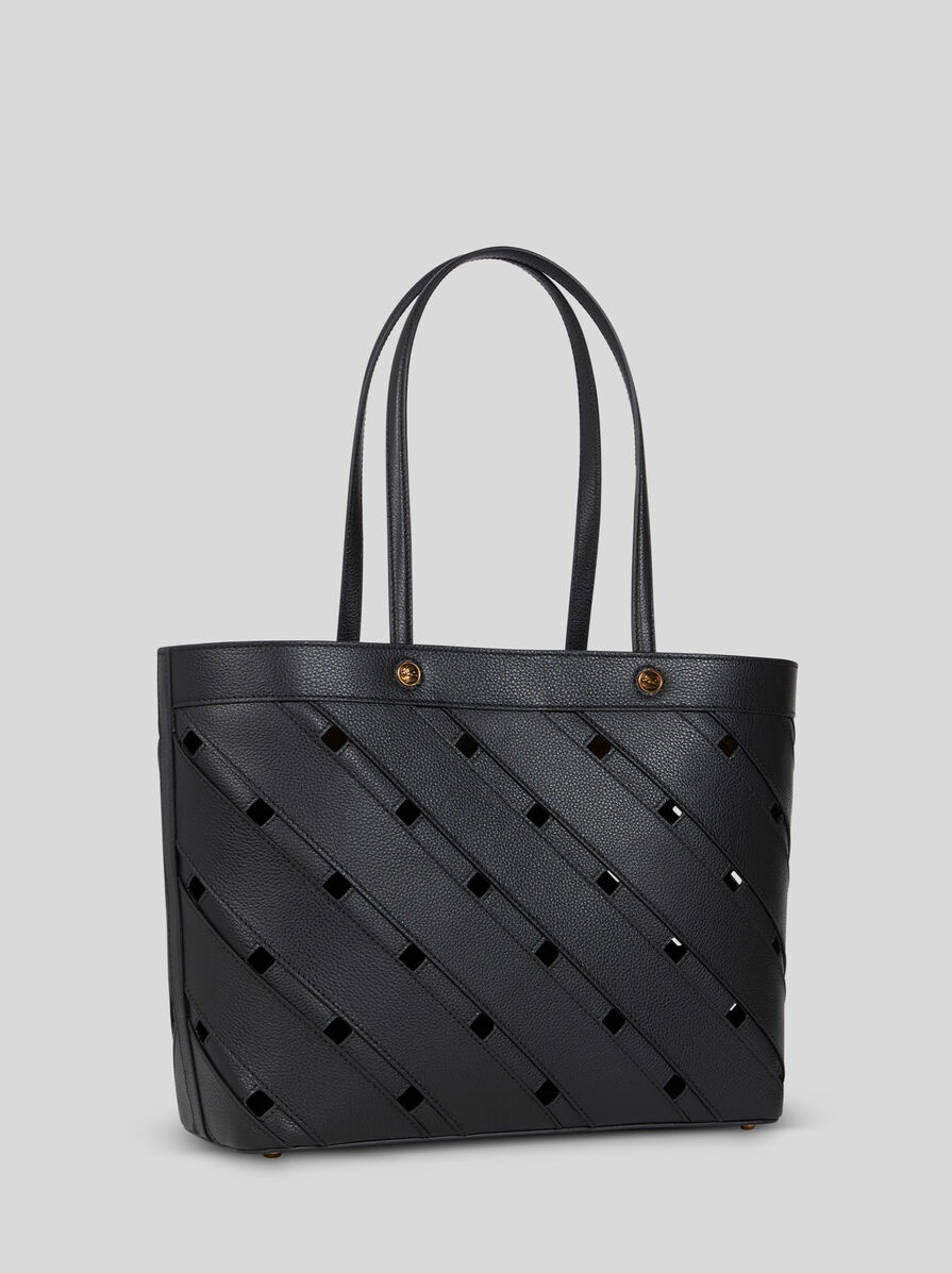 MEDIUM TOTE BAG WITH CUT-OUTS - 5