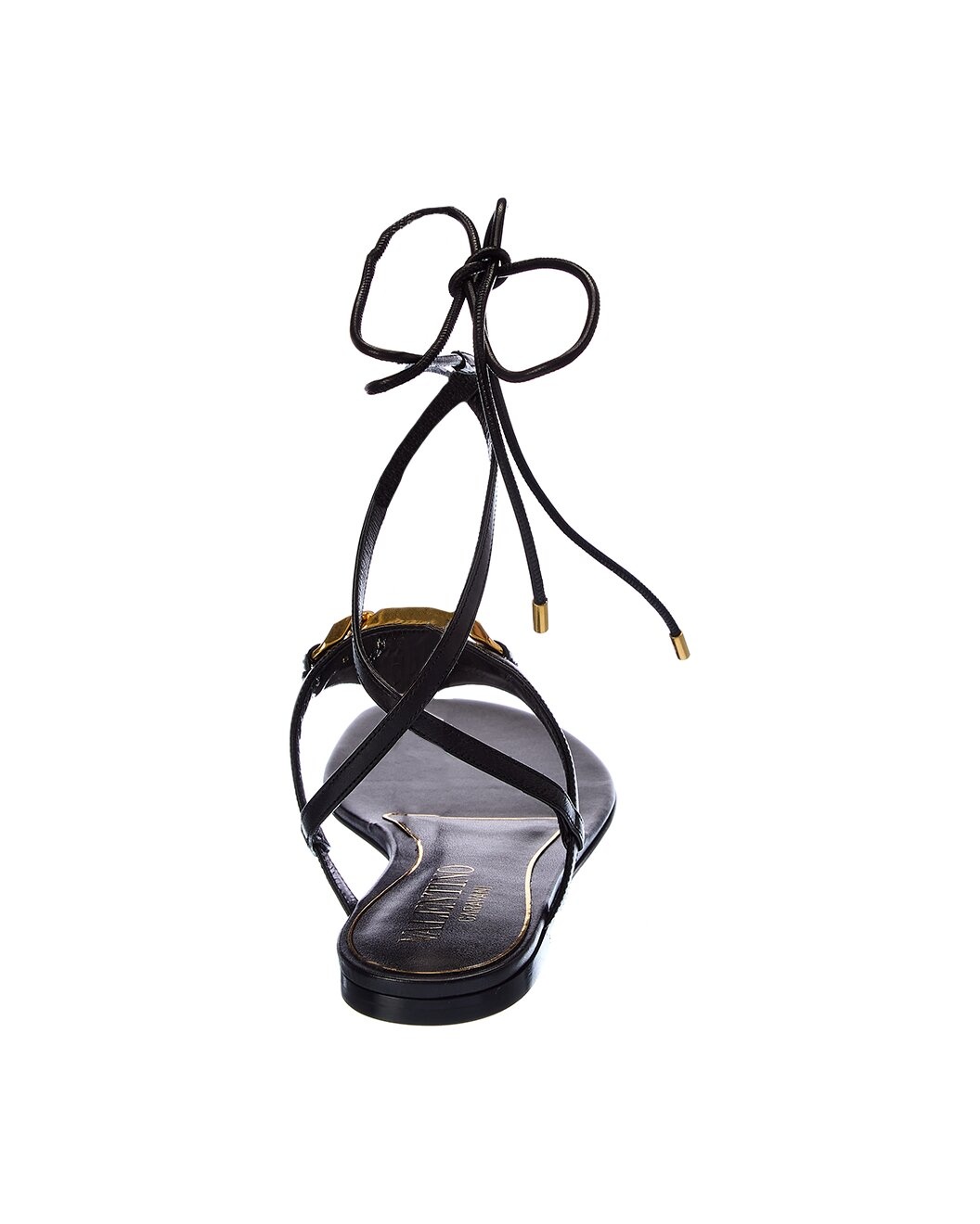 Valentino VLogo Chain Leather Sandal - 3