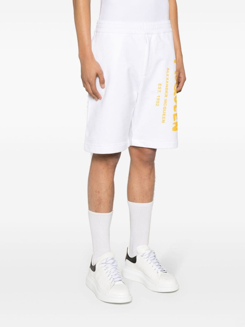 logo-print cotton shorts 3