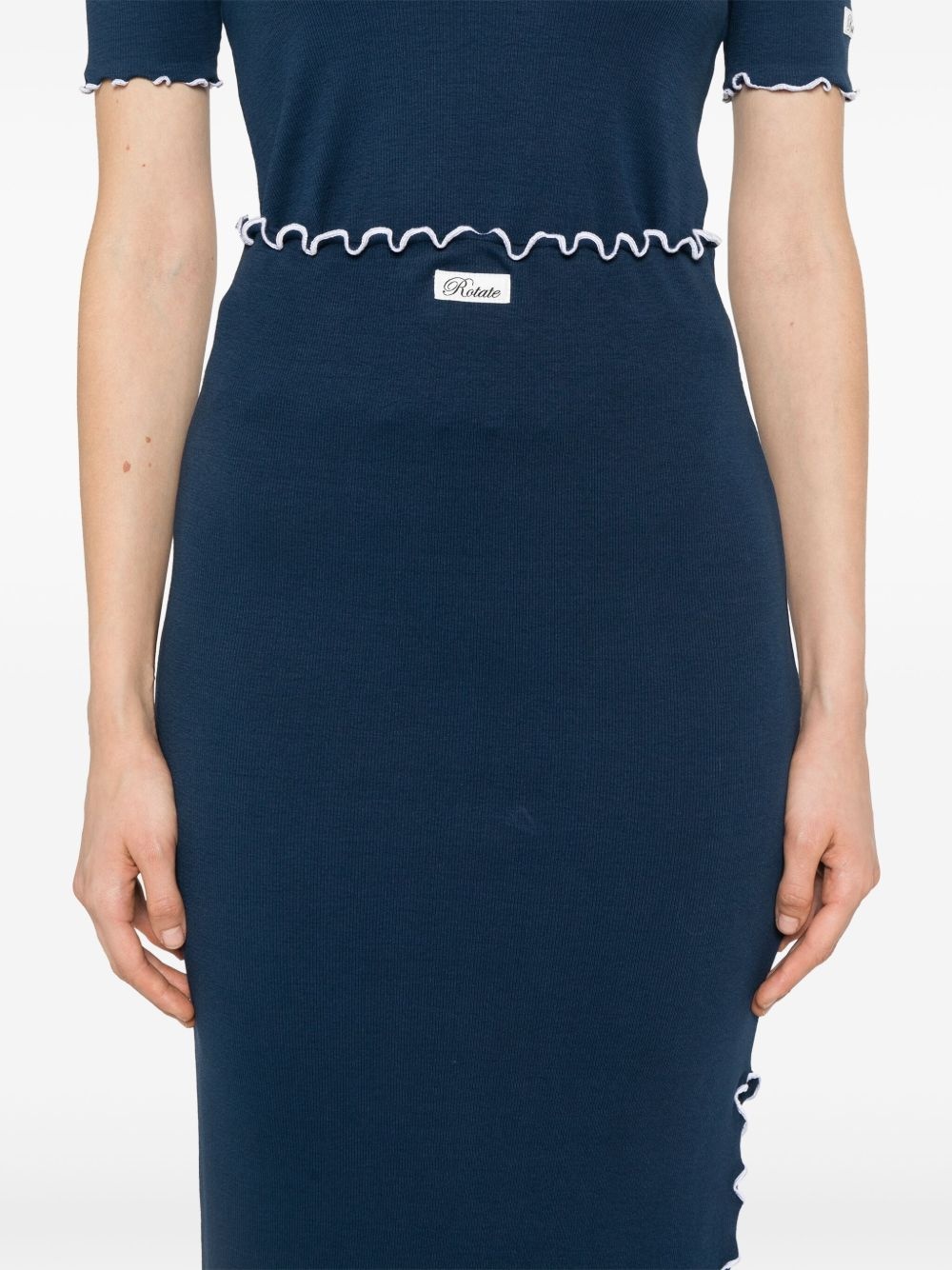ribbed midi skirt - 5