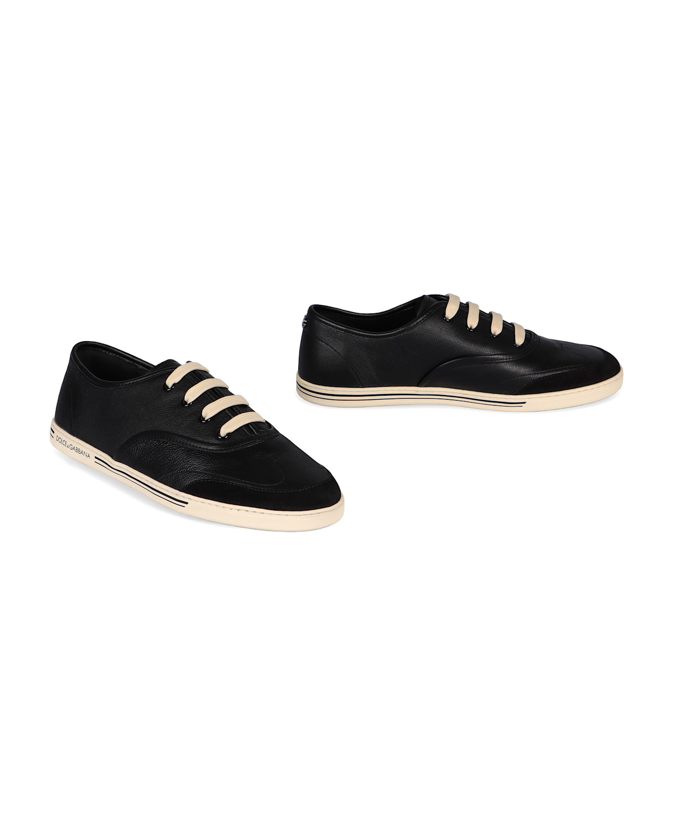 Leather Low-top Sneakers - 3