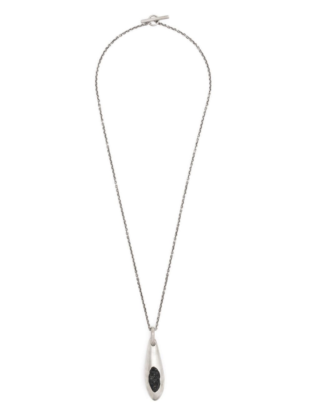 Chrysalis tektite pendant necklace - 3