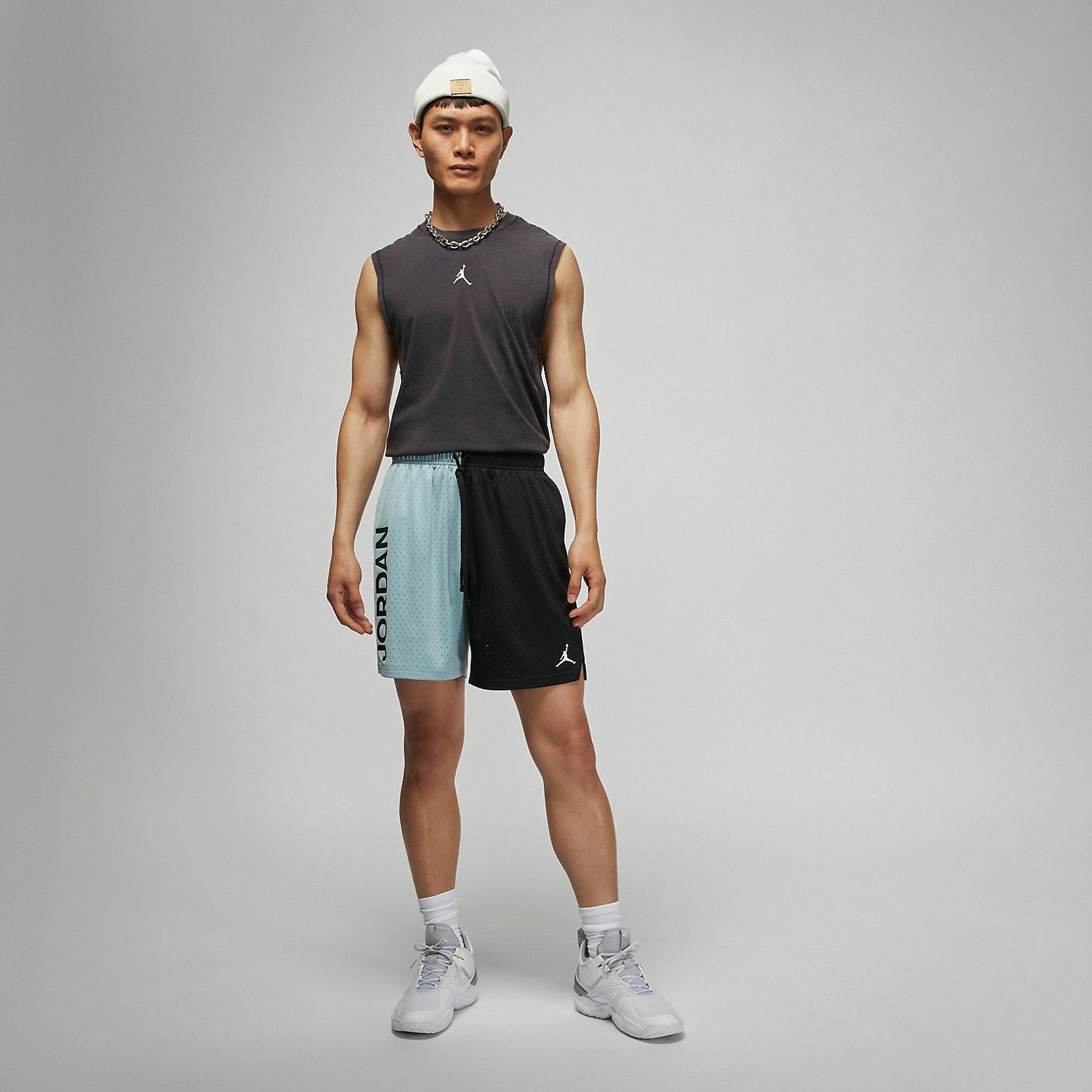 Air Jordan Dri-FIT Sport Sleeveless Top 'Black White' DM1827-010 - 5