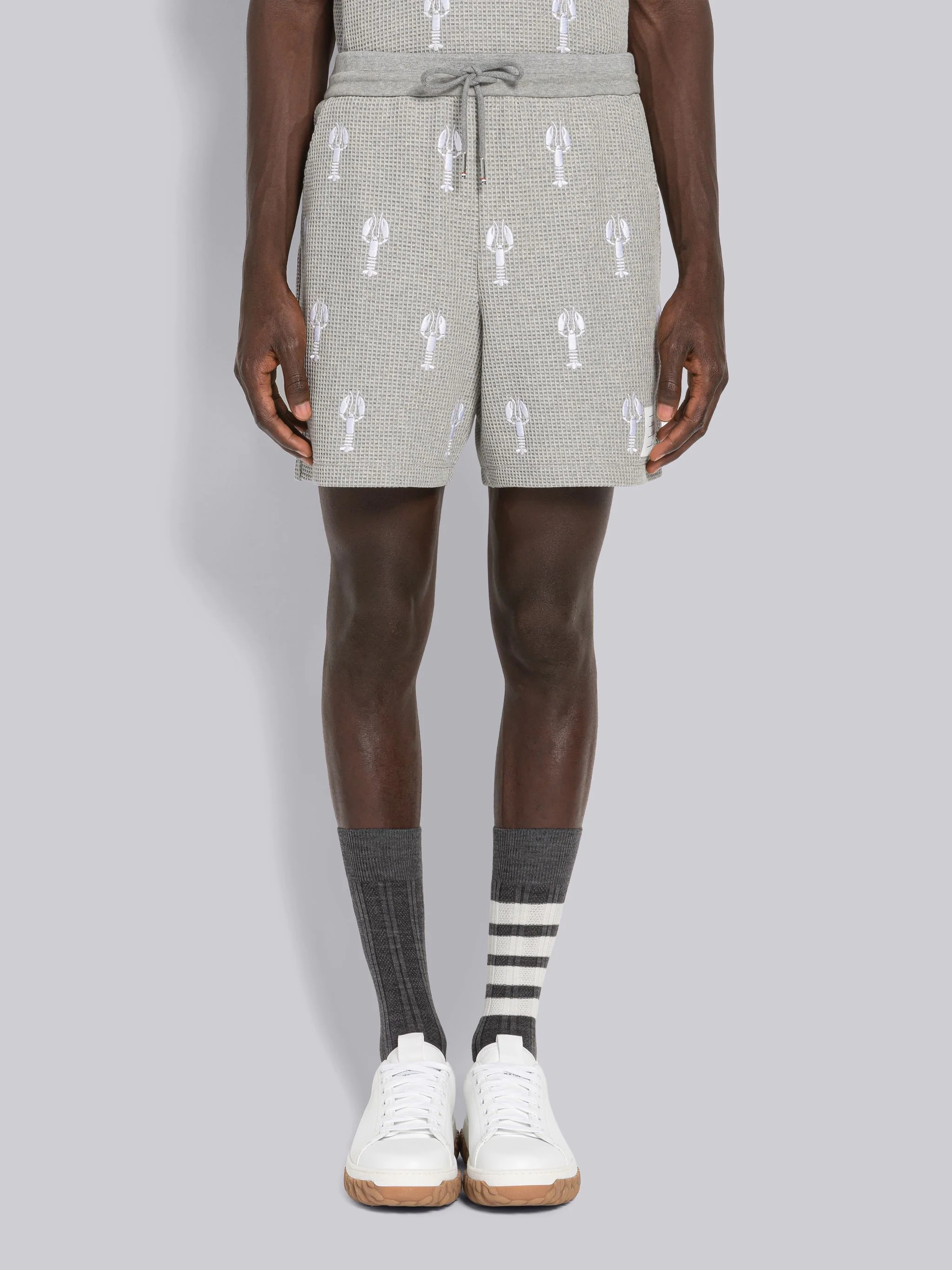 Lobster Mid Thigh Summer Shorts - 1