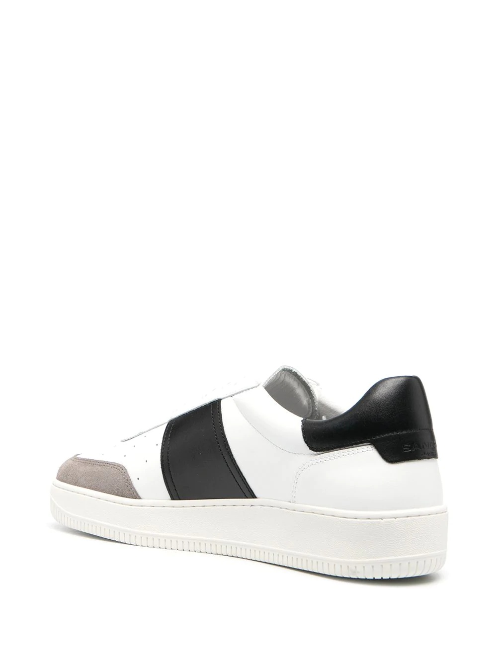 panelled low-top sneakers - 3