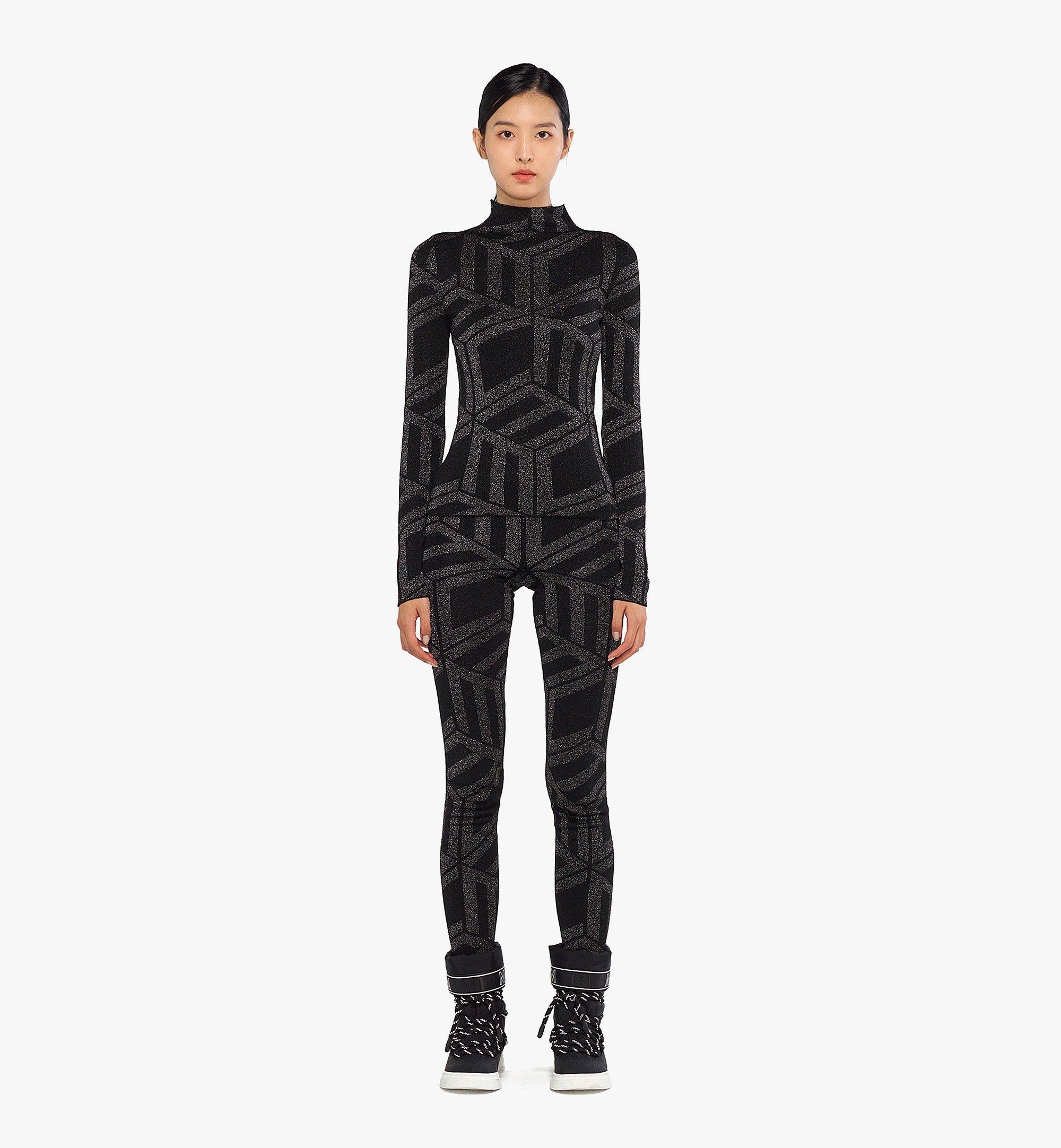 Women’s Après Ski Cubic Jacquard Knit Leggings - 2