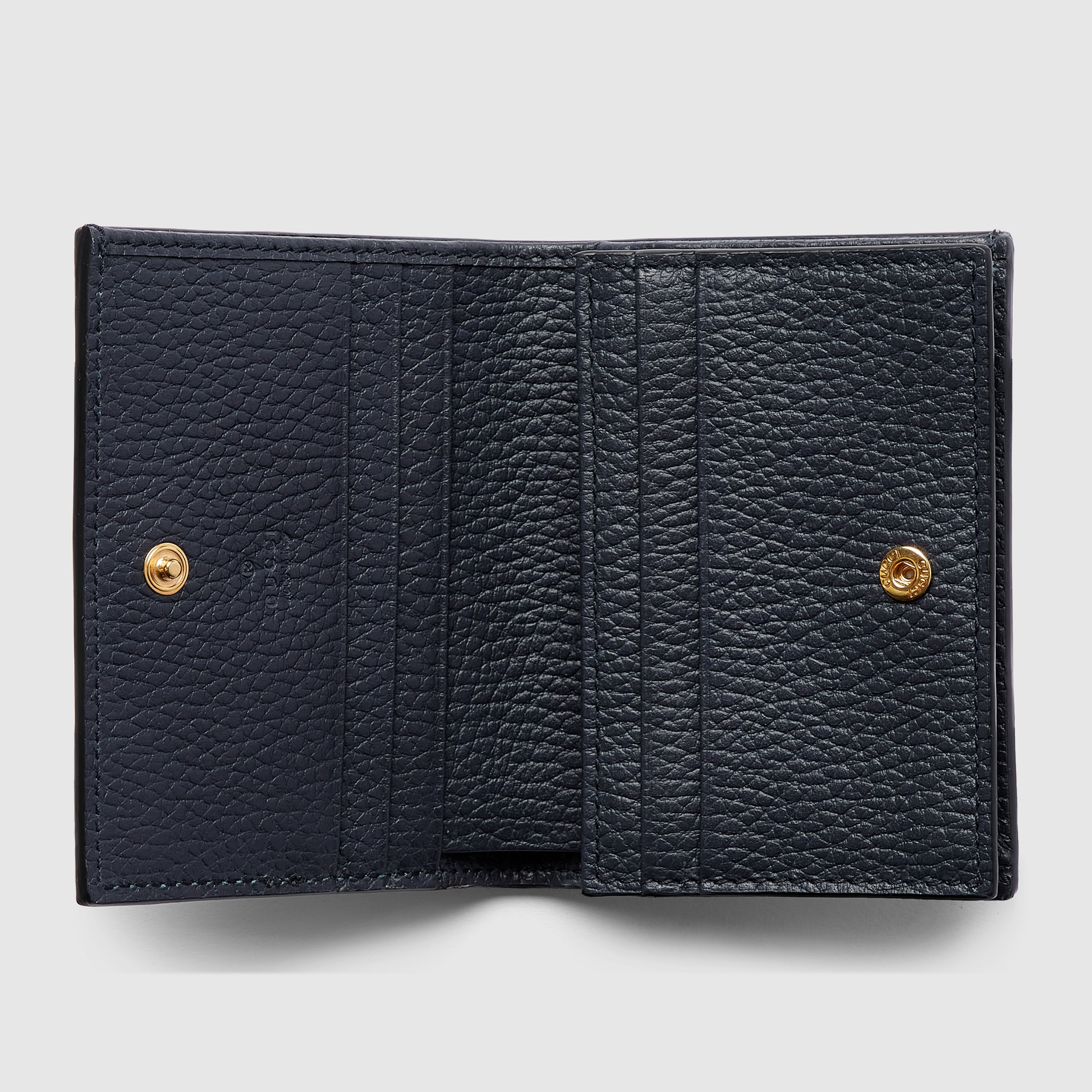 GG Marmont bi-color card case wallet - 2