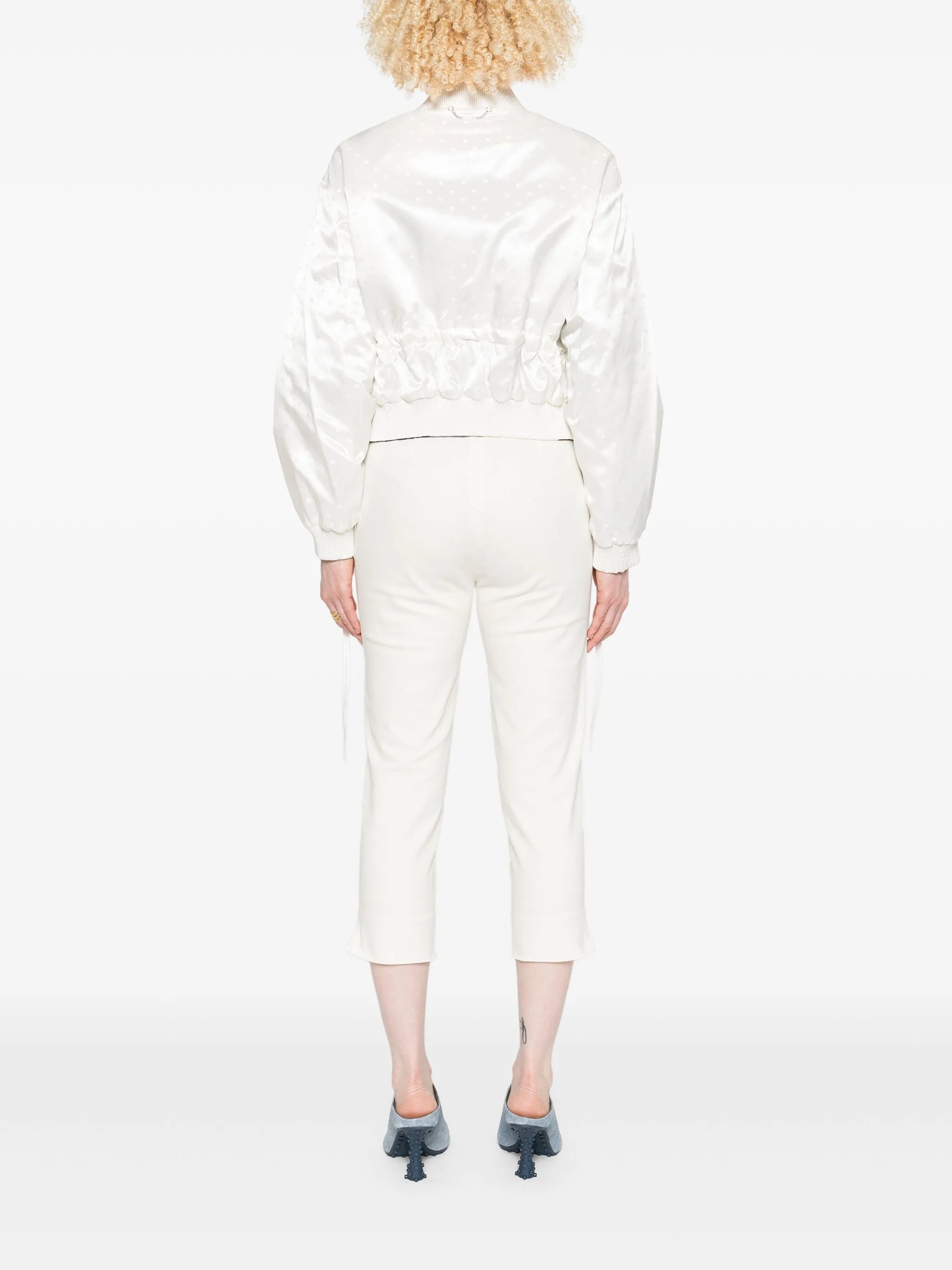 Fendi Reversible Cropped Bomber Jacket - 5