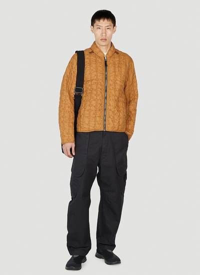 Stone Island Shadow Project Quilted Liner Jacket in Light Brown outlook