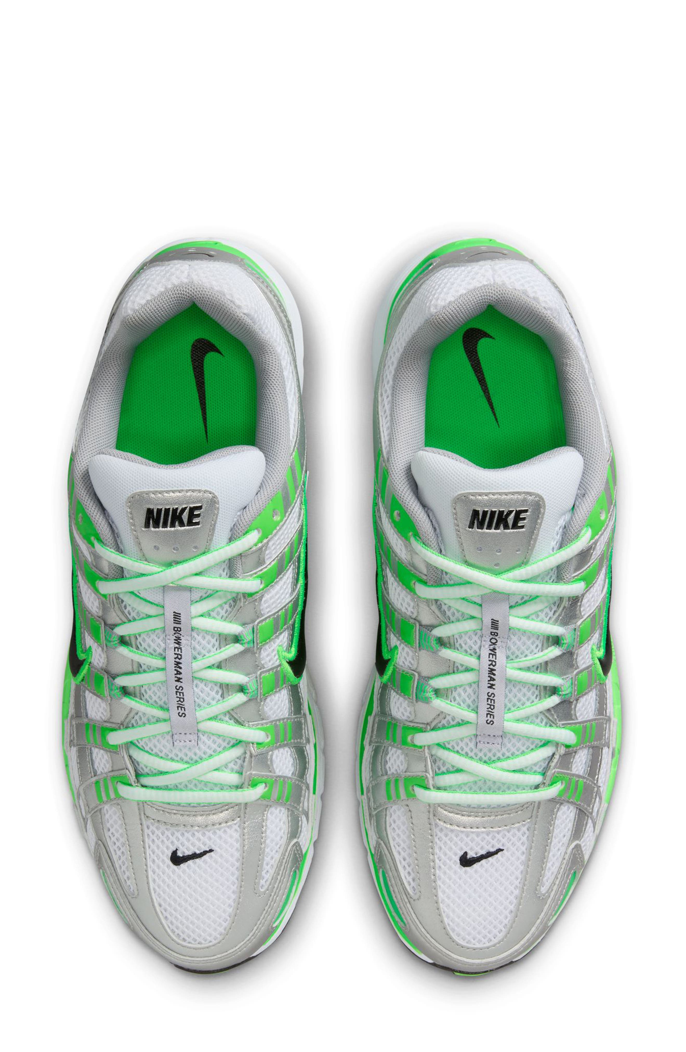 Nike P-6000 SE Sneaker in Metallic Silver/Black/White at Nordstrom - 3