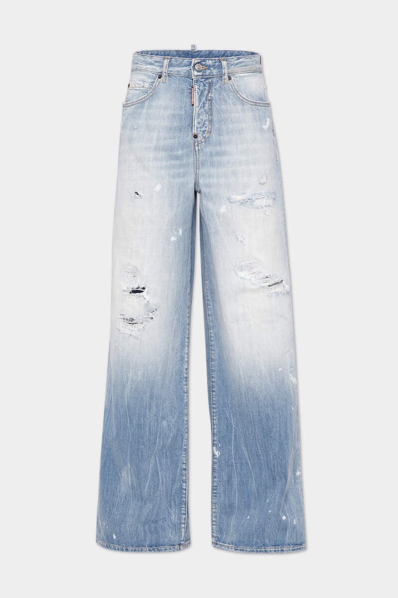 LIGHT BLEACH WASH TRAVELLER JEANS - 1