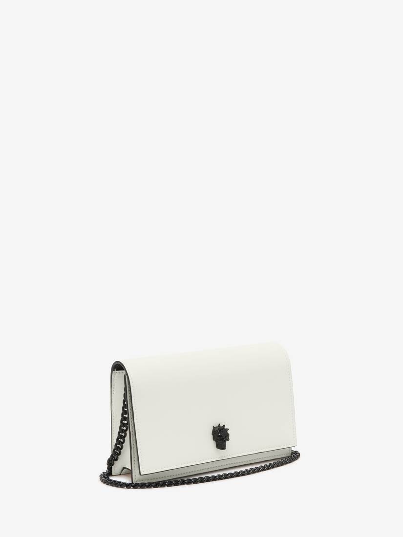 Women's Small Skull Bag in Soft Ivory - 3