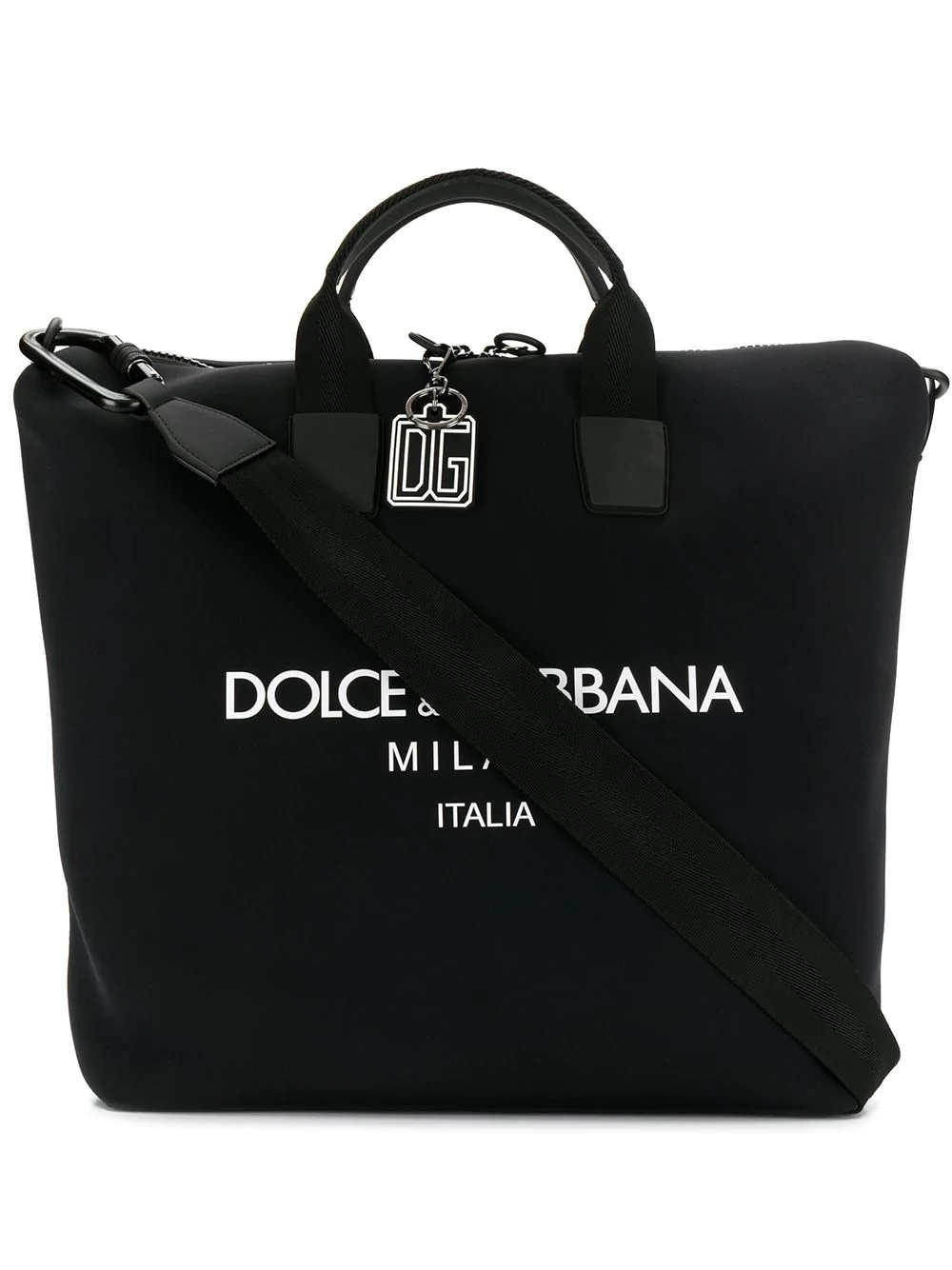 printed logo tote bag - 1