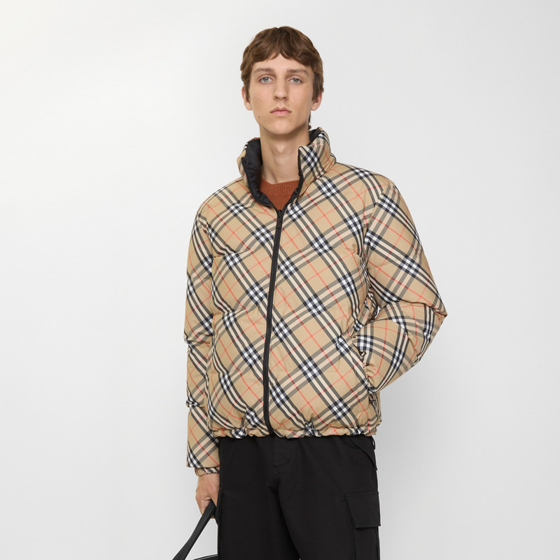 Burberry Reversible Check Snowdon Puffer Jacket outlook