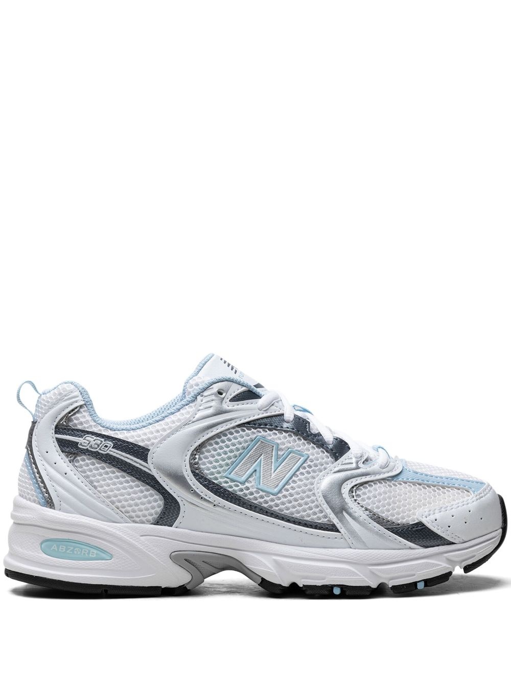 530 "White/Dark Arctic Grey/Light Chrome Blue" sneakers - 1