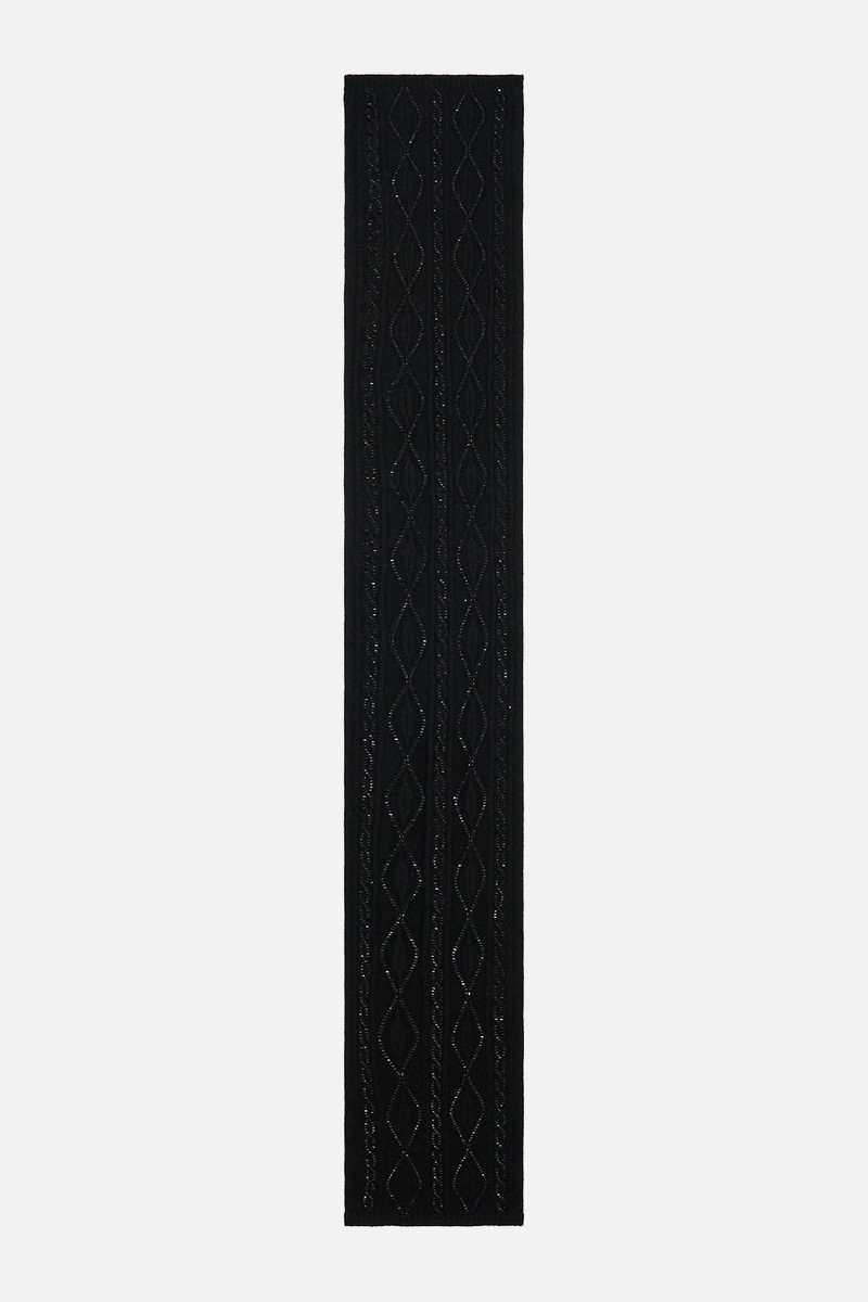 CAMILLA EMBELLISHED JACQUARD SCARF outlook
