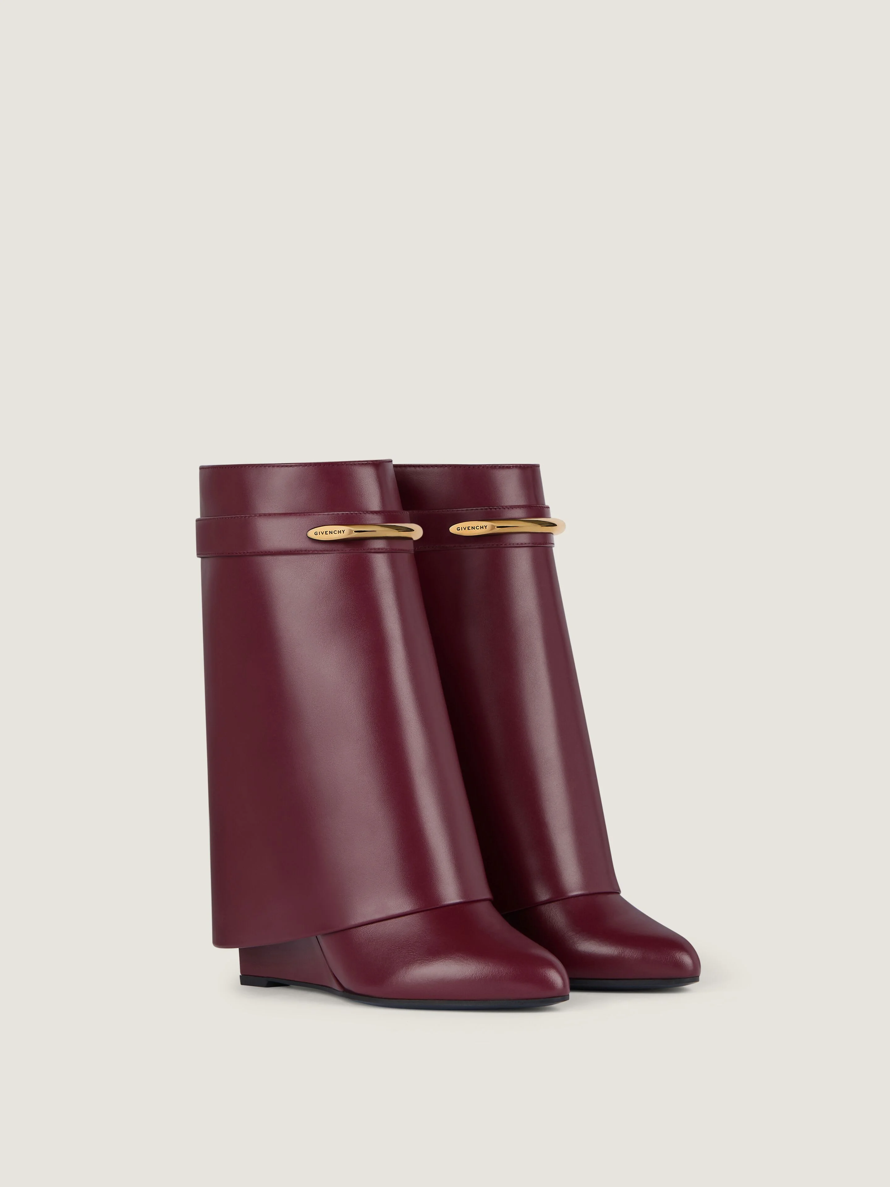 SHARK ANKLE BOOTS IN LEATHER - 1
