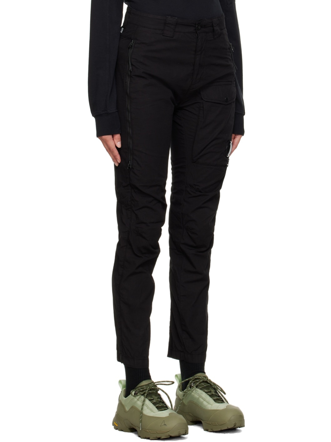 White Lens Cargo Pants - 3