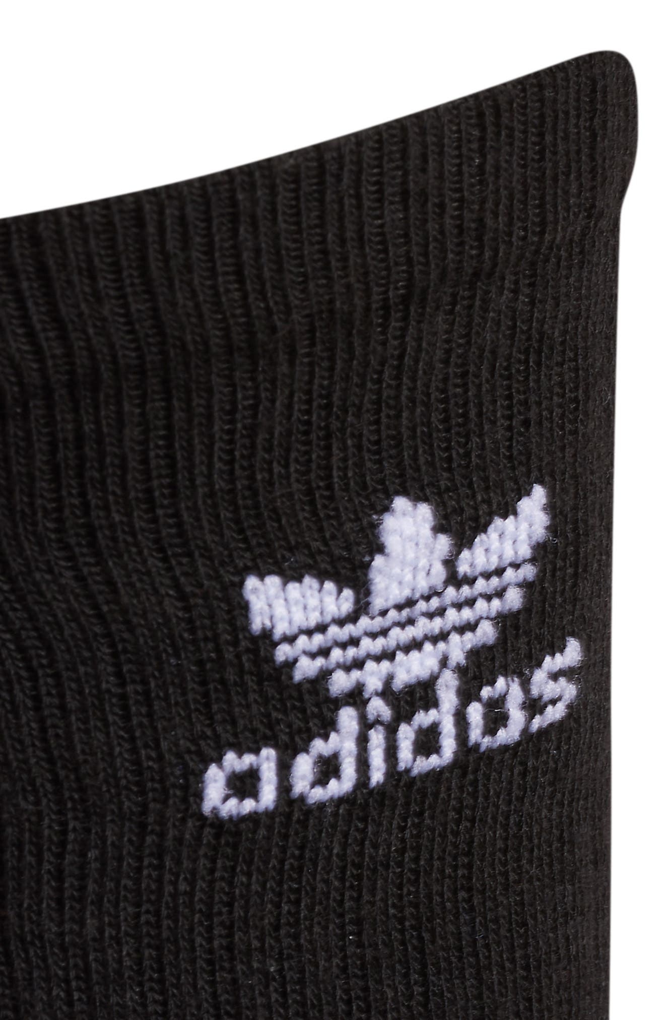 adidas Originals Trefoil 6-Pack Crew Socks in Black at Nordstrom - 7