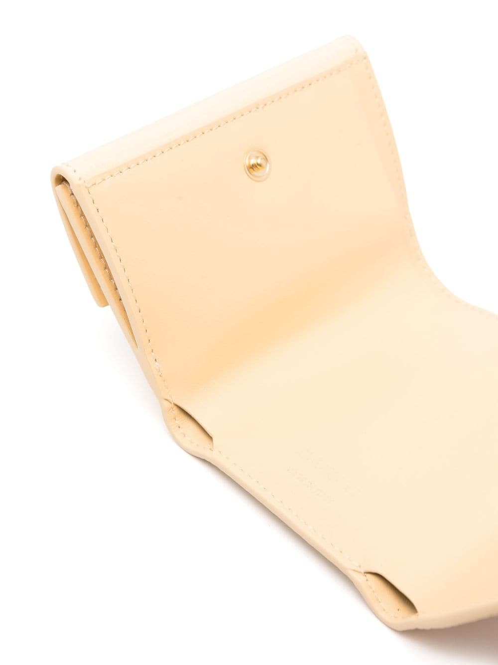 logo-stamp leather coin purse - 3