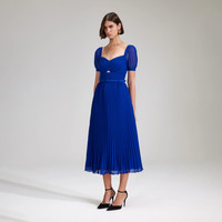 オールインワン・サロペット Self-Portrait Cobalt Chiffon Midi Dress self-portrait Cobalt Chiffon Midi Dress | REVERSIBLE