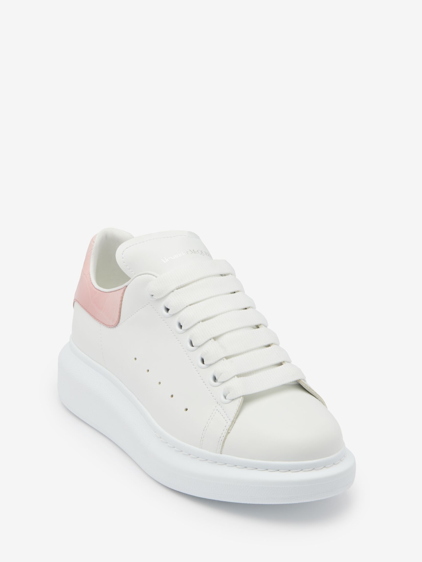 Women's Oversized Sneaker in White/clay - 5