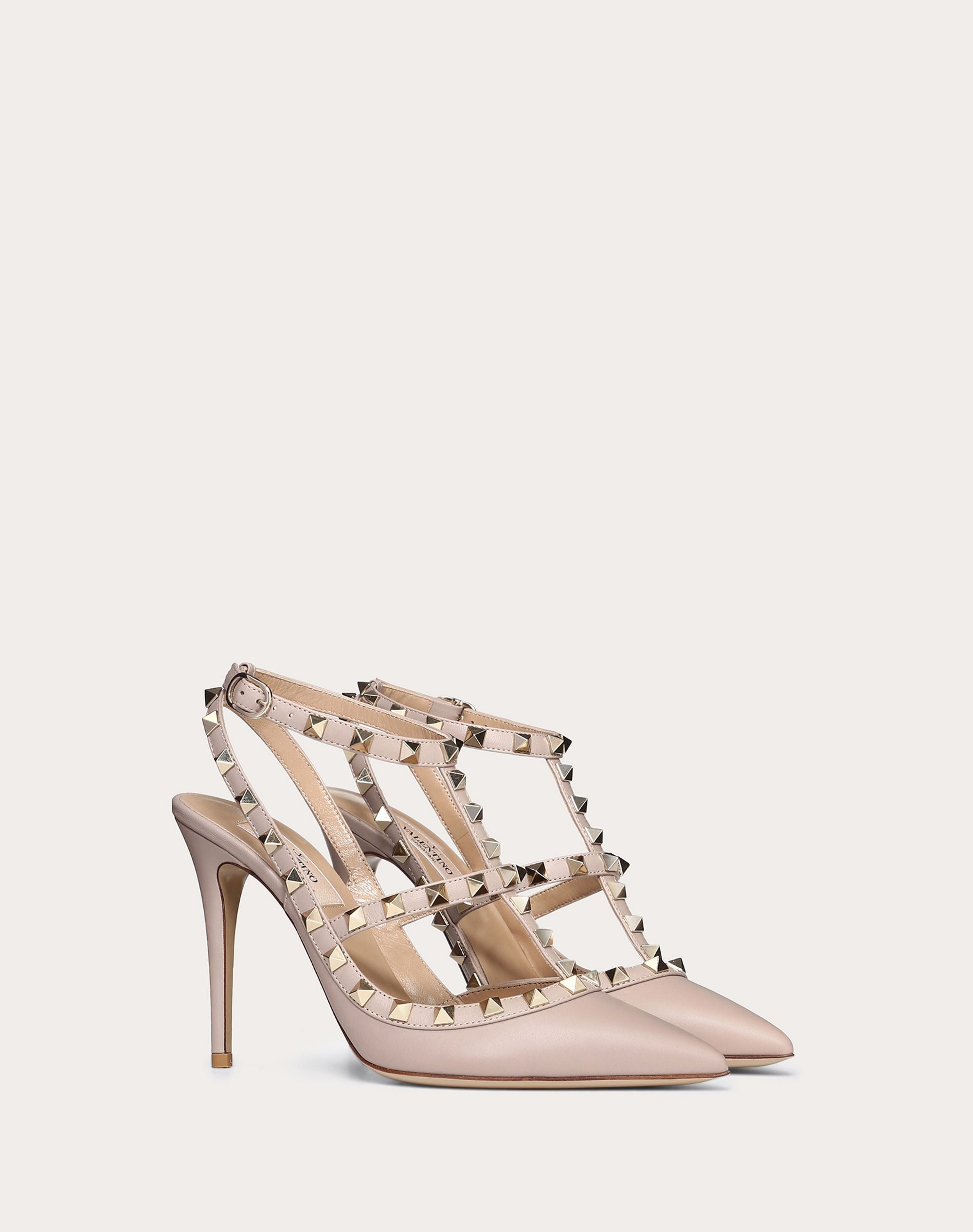 Rockstud ankle strap pump 100 mm - 2