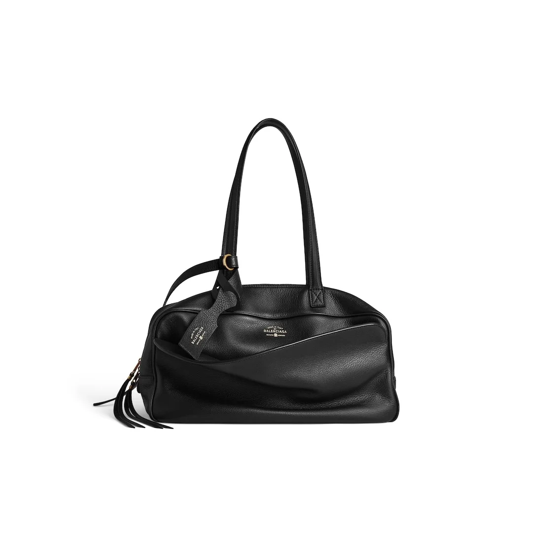 Women's Carrie Medium Bowling Bag in Black - 1