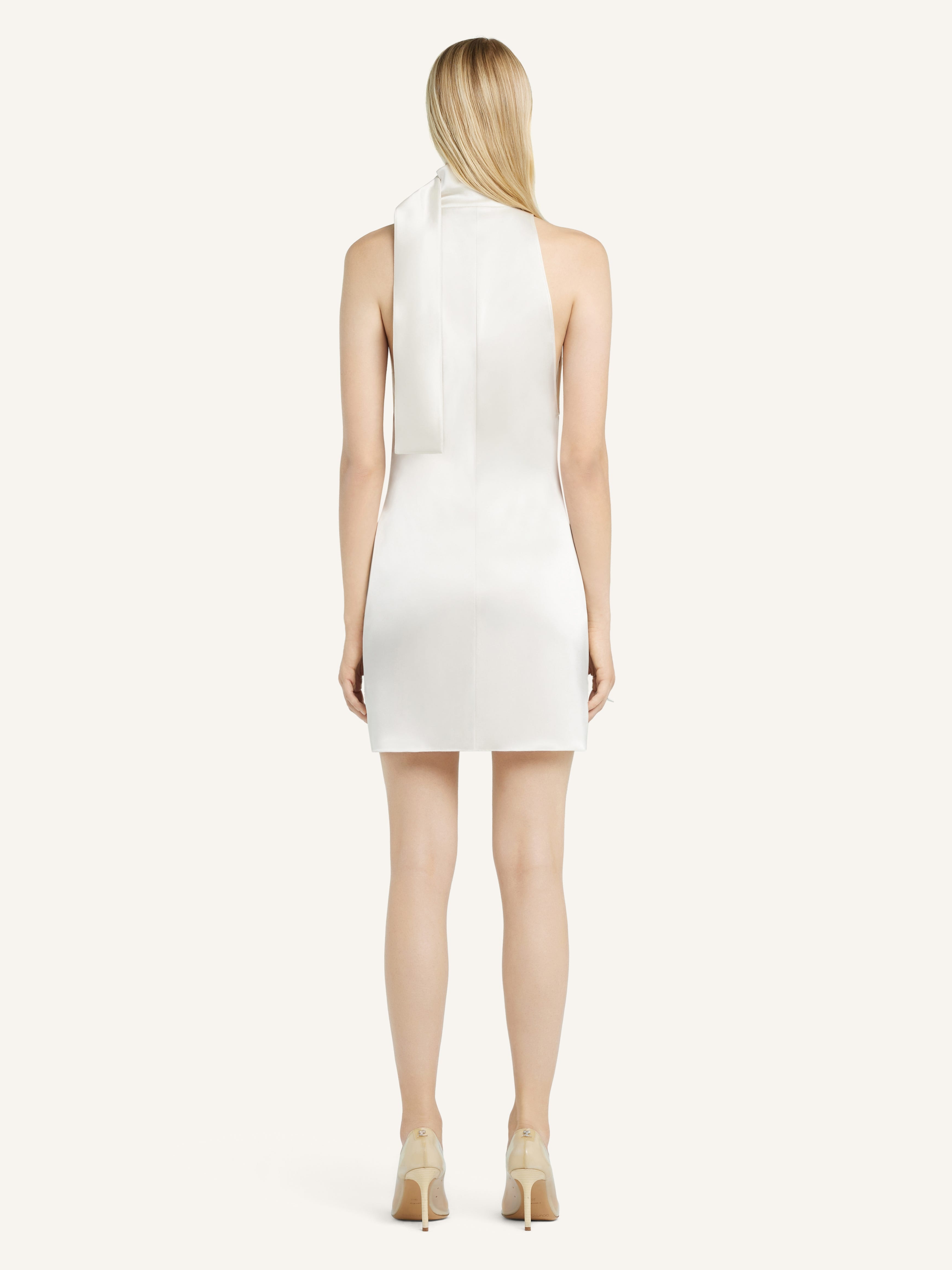 SCARF SLEEVELESS DRESS - 4