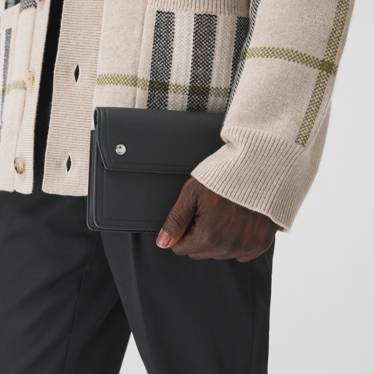Grainy Leather Crossbody Bag 3