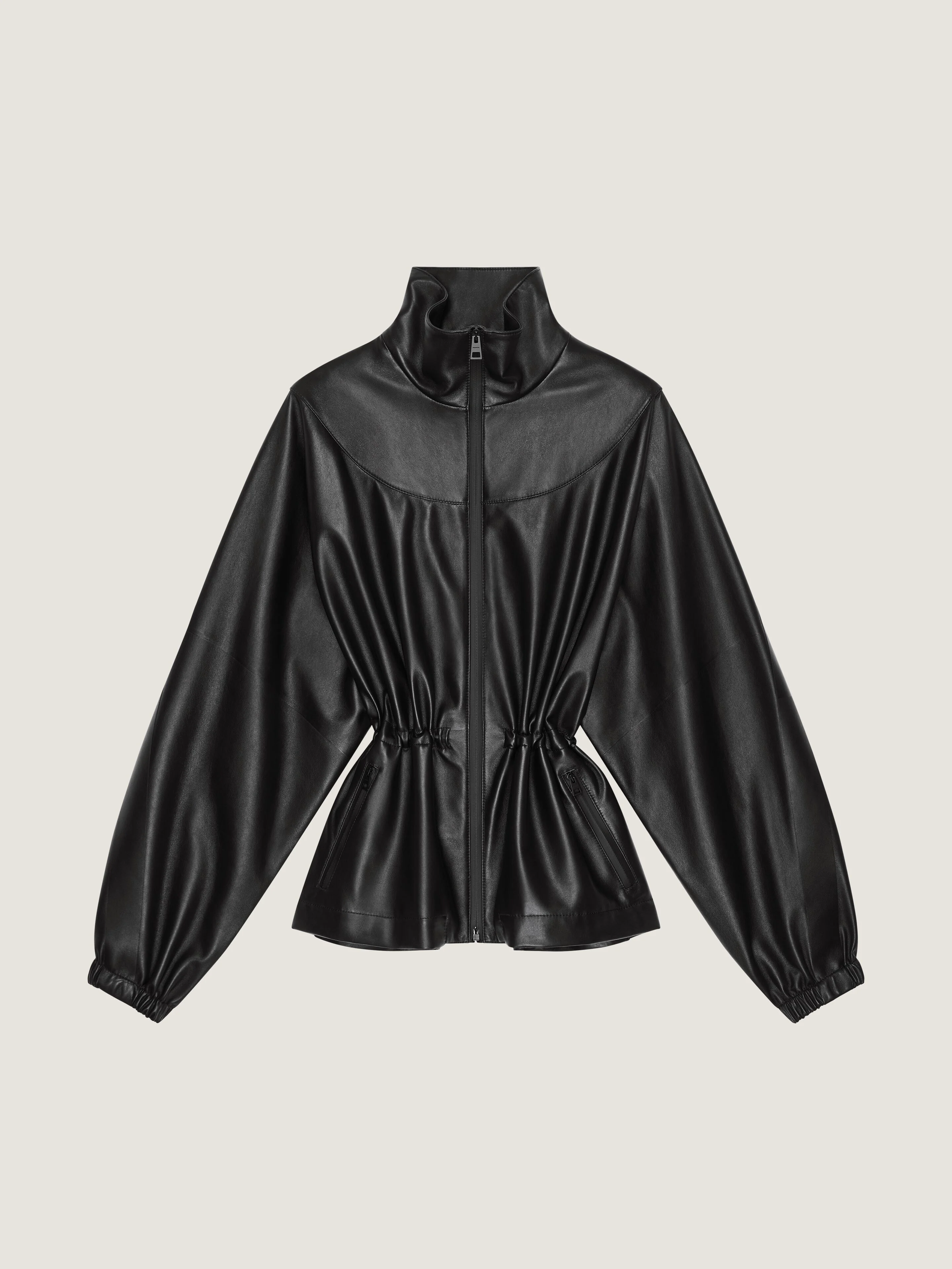 BLOUSON IN NAPPA LEATHER - 1
