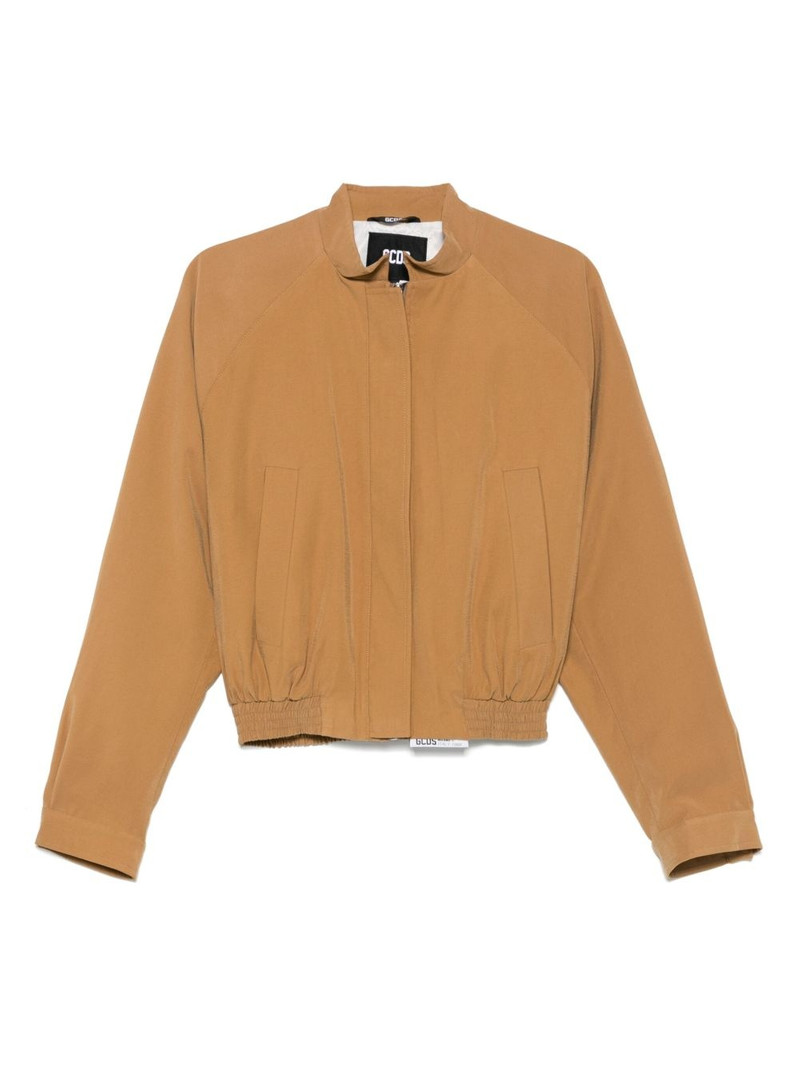 cropped tailoring bomber jacket 1