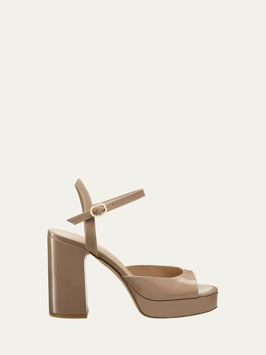 Dayna II Leather Platform Sandals - 1
