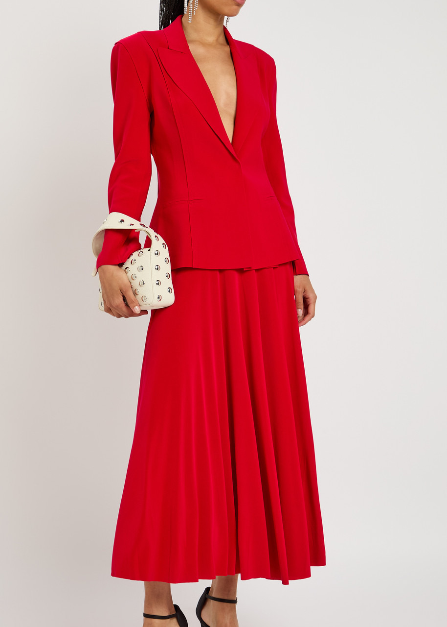 Norma Kamali Stretch-jersey Midi Skirt - 4