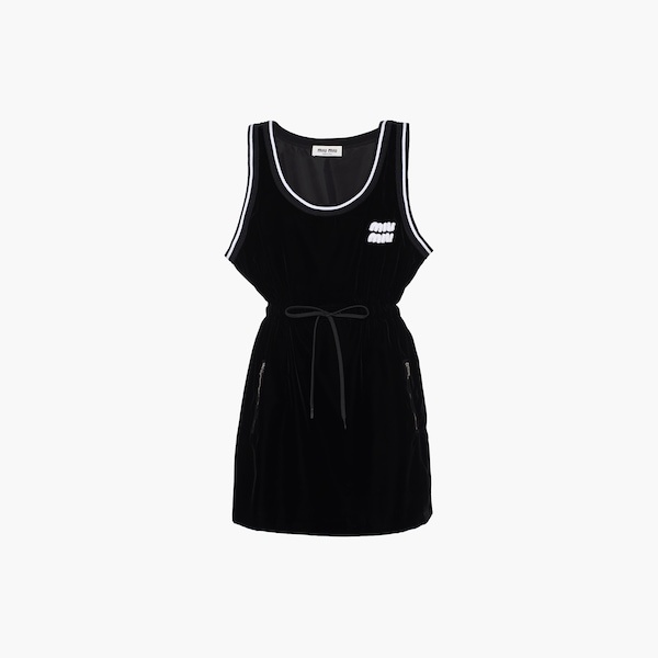 Velvet mini-dress - 3