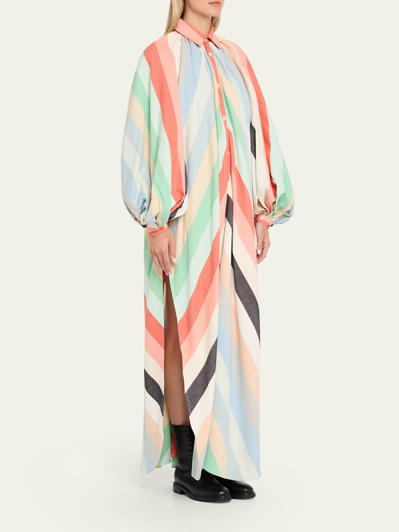 MARRAKSHI LIFE The Touareg Dress with Balloon Sleeves outlook