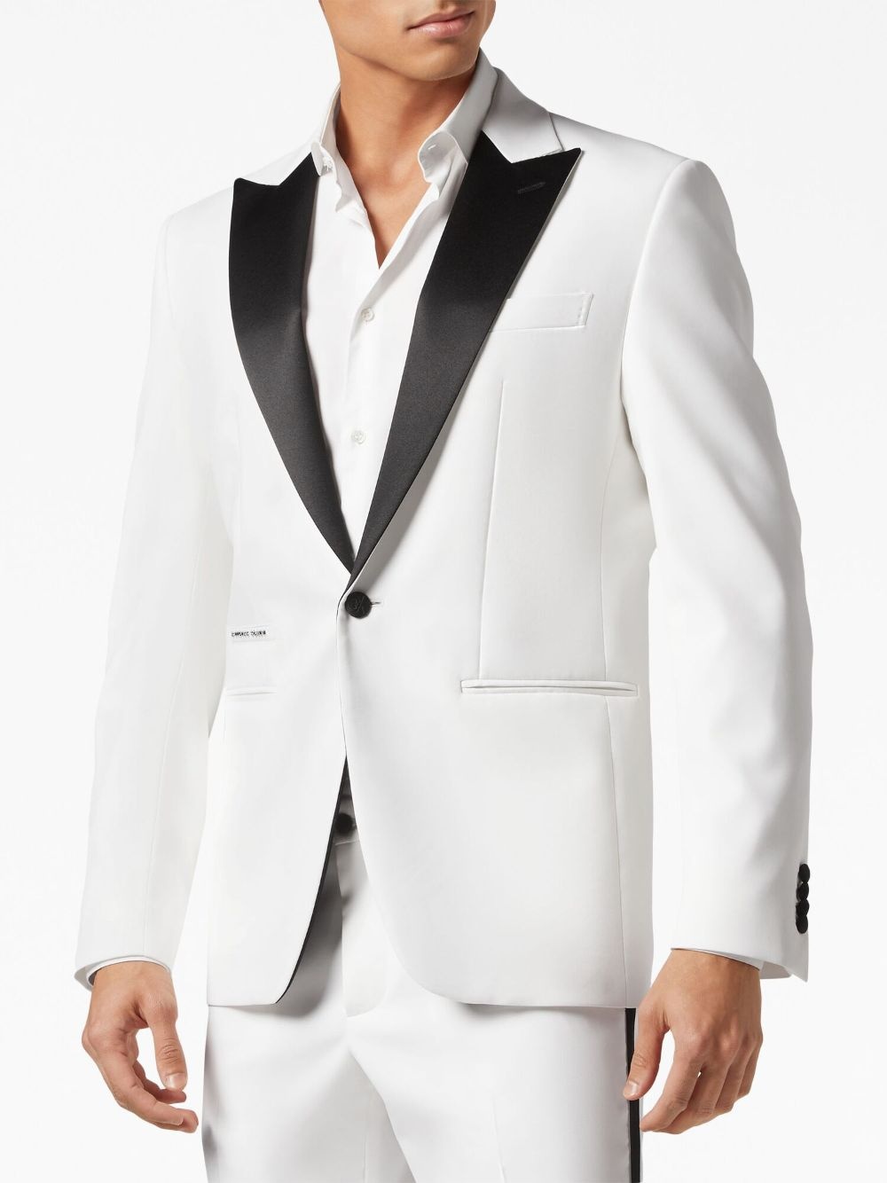 peak-lapels single-breasted blazer - 4