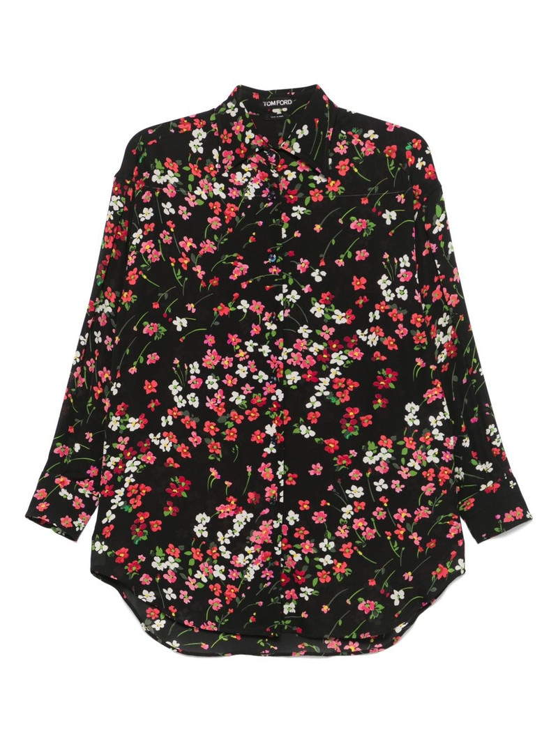 floral-print shirt 1