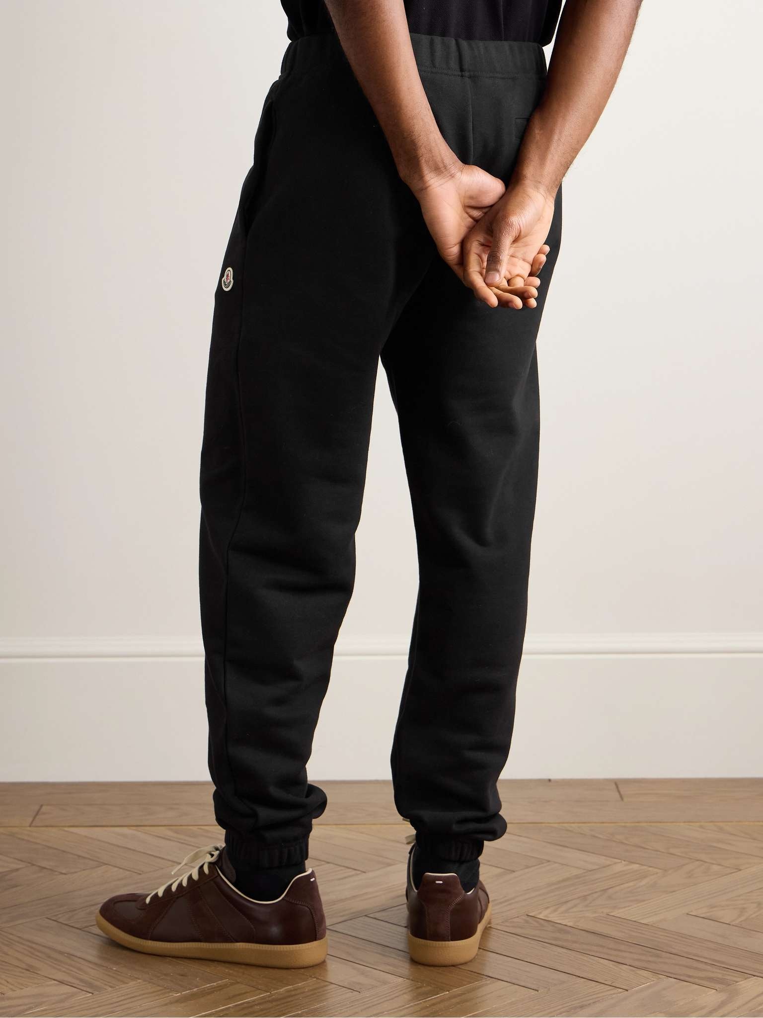 Tapered Logo-Appliquéd Cotton-Jersey Sweatpants - 4
