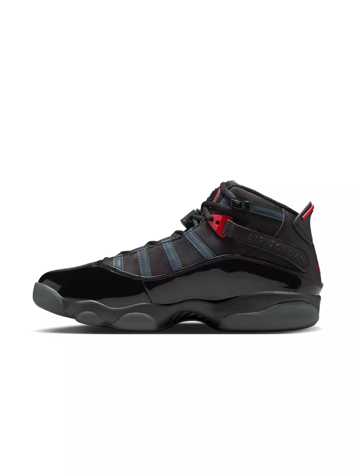 6 Rings "Black/Fire Red/Anthracite" Men's Shoe - 4