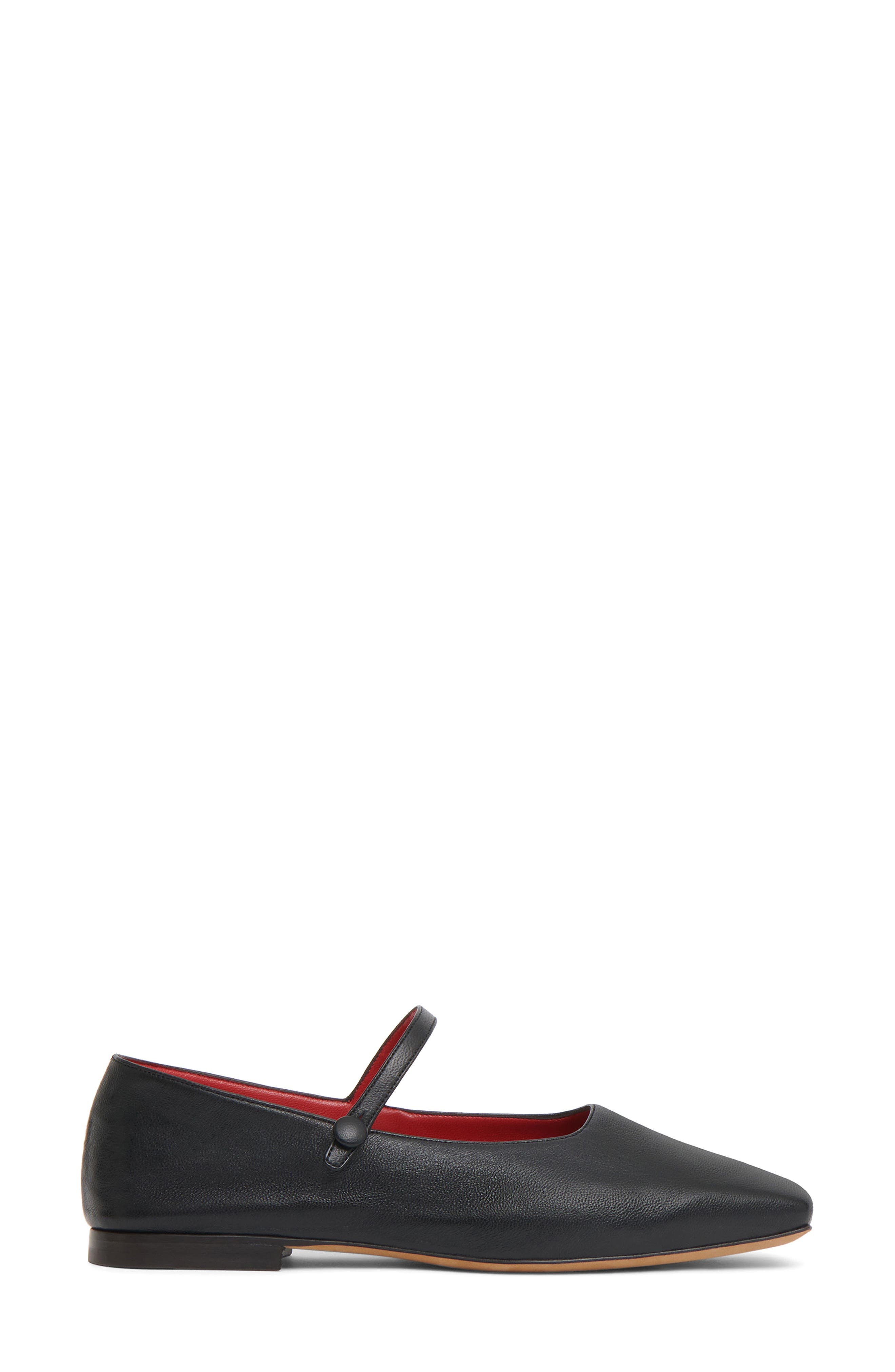 Mansur Gavriel Square Toe Mary Jane Flat in Black at Nordstrom - 3