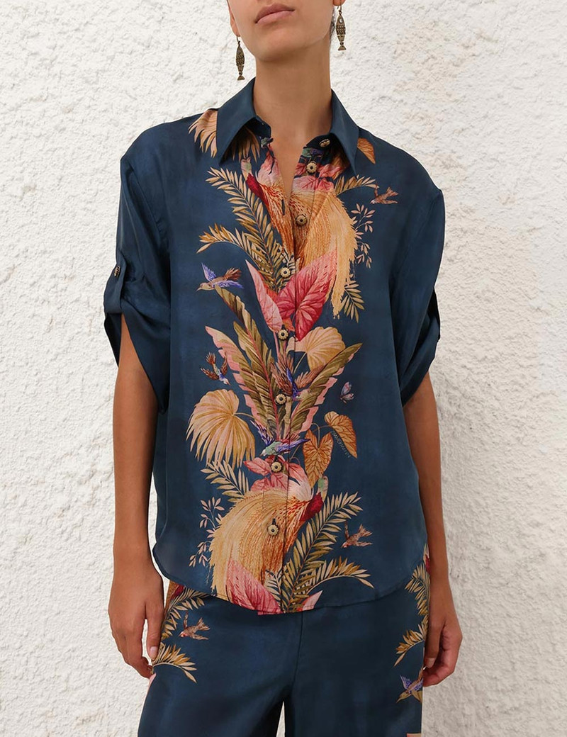 Zimmermann ASCENSION RELAXED SHIRT outlook