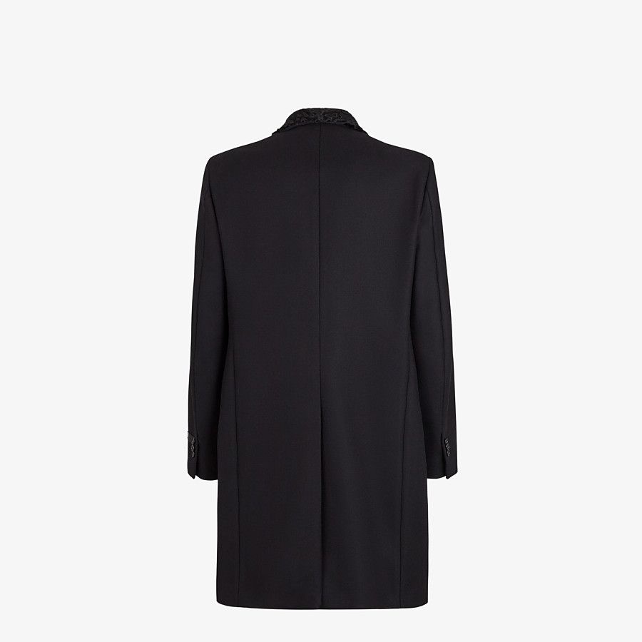 Black wool coat - 2