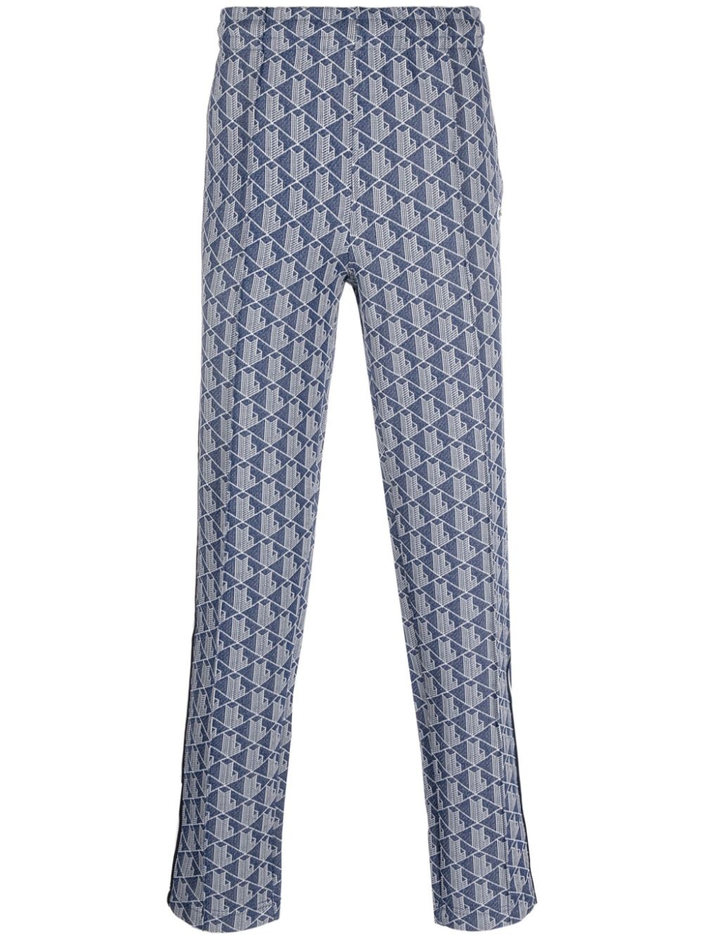jacquard monogram-pattern track pants - 1