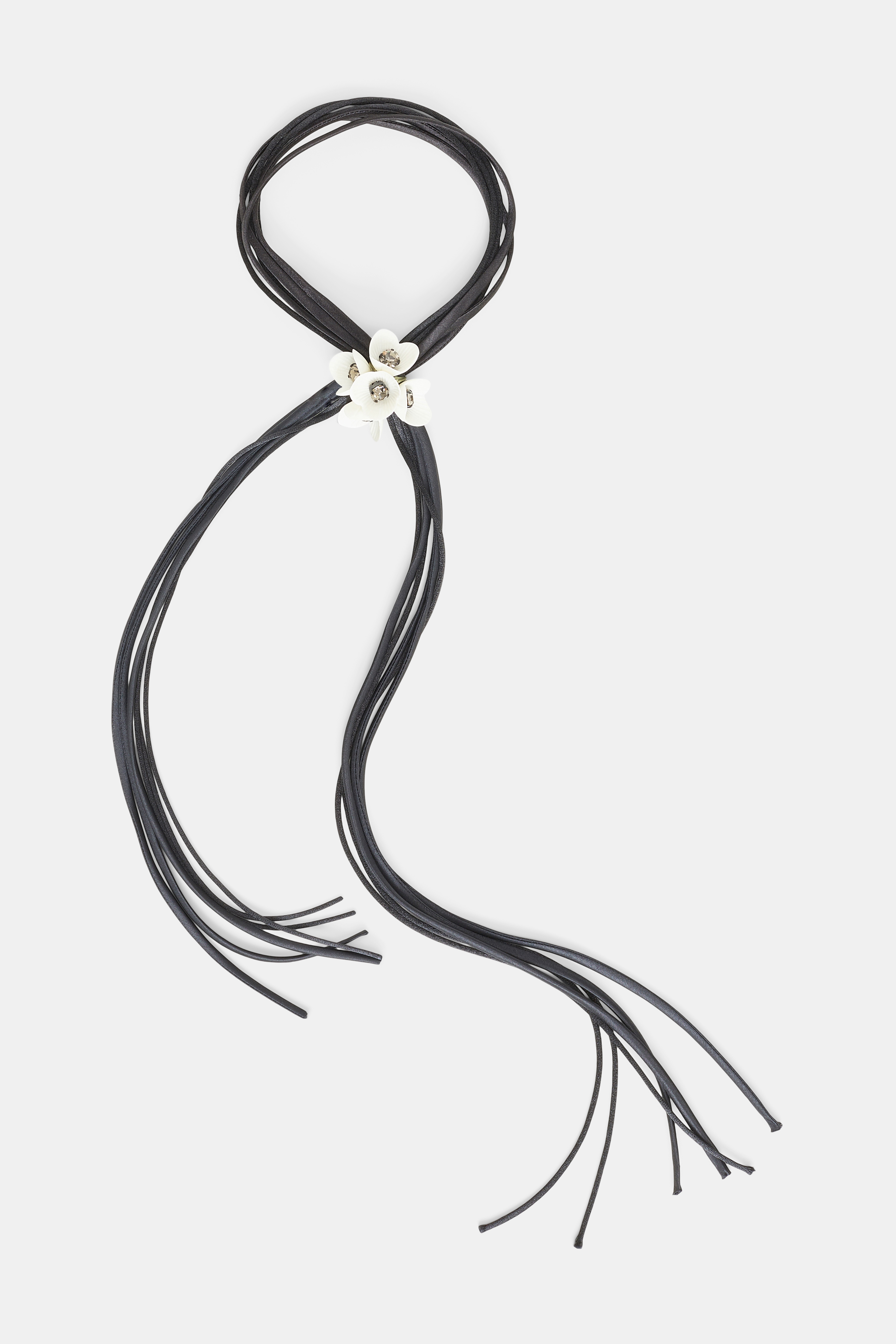 DANGLING FLOWER tassle necklace - 5