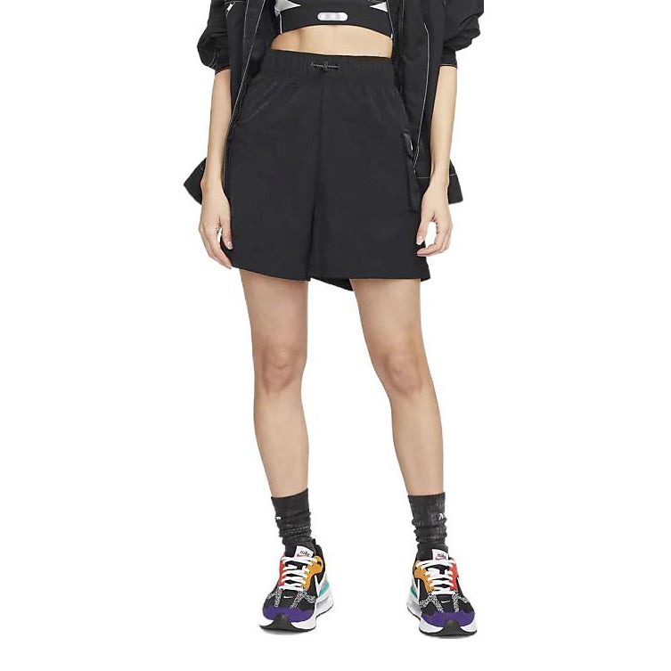 (WMNS) Nike Sportswear Essential Shorts 'Black' DM6248-010 - 4